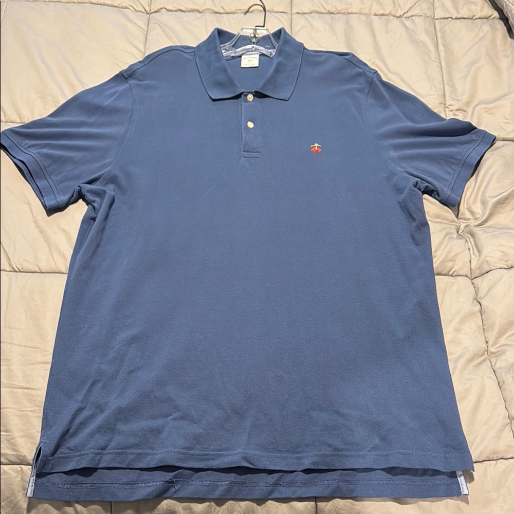 Men's Blue Brooks Brothers Polo Shirt